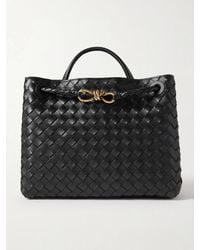 Bottega Veneta - Andiamo Large Intrecciato Leather Tote - Lyst