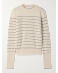 La Ligne - Pull En Cachemire À Rayures Lean Lines - Lyst