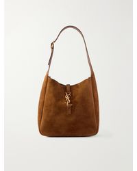 Saint Laurent - Le 5 À 7 Supple Small Suede Shoulder Bag - Lyst