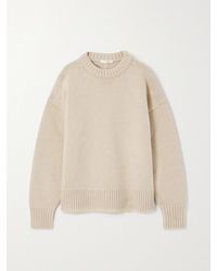 The Row - Ophelia Oversized-Pullover Aus Einer Woll-Kaschmirmischung - Lyst