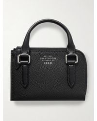 Smythson - Sacai Textured-Leather Cardholder - Lyst