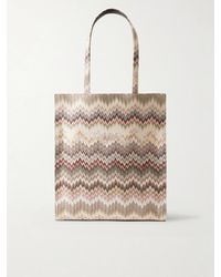 Missoni - Striped Woven Lurex Tote - Lyst
