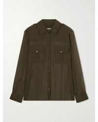 Veronica de Piante - Daphne Silk-Georgette Shirt - Lyst