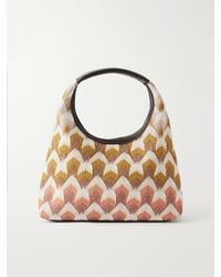 Missoni - Hobo Leather-Trimmed Metallic Crochet-Knit Tote - Lyst