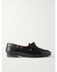 Bally - Pathy Leather Boat Shoes - Lyst