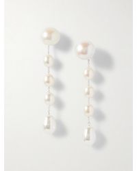 Sophie Buhai - Small Passante Fresh Water Pearl Earrings - Lyst
