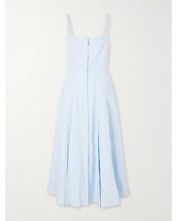 Gabriela Hearst - Magritte Linen Midi Dress - Lyst