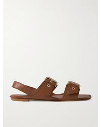 Jamie Haller - The Double Buckle Leather Sandals - Lyst