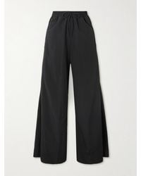 adidas Originals - Y-3 Pleated Nylon Wide-Leg Track Pants - Lyst
