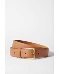 Anderson's Textured-leather Belt - Brown