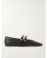 Le Monde Beryl - Claudia Leather Mary-Jane Ballet Flats - Lyst