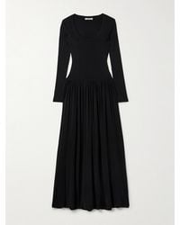 Ulla Johnson - Amal Gathered Stretch-Jersey Maxi Dress - Lyst