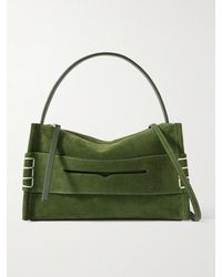 JW Anderson - Loafer Small Suede Shoulder Bag - Lyst