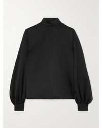 Loro Piana - Carys Embellished Silk-Satin Blouse - Lyst