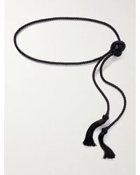 Le Sundial - Tasseled Woven Cord Belt - Lyst