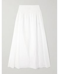Gabriela Hearst - Penelope Linen Midi Skirt - Lyst