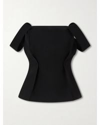KHAITE - Yasmina Crepe Blouse - Lyst