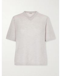 B Sides - Merino Wool T-Shirt - Lyst