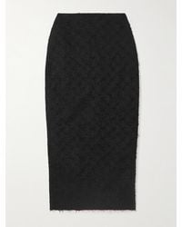 D'Estree - Monica Fil Coupé Organic Cotton Midi Skirt - Lyst