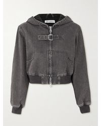 Our Legacy - Cropped Hooded Denim Jacket - Lyst