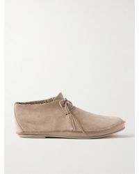 The Row - Tyler Shearling-Lined Suede Ankle Boots - Lyst