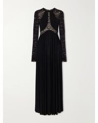 Zimmermann - Clash Lace-Trimmed Stretch-Jersey Maxi Dress - Lyst