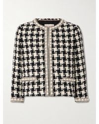 【関税&送料込】Valentino Garavani Macro Check Tweed Caban Valentino Garavani Caban in Macro Check Tweed | Saks Fifth