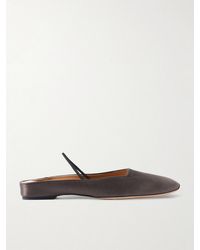 Calvin Klein - Kate Satin Slingback Flats - Lyst