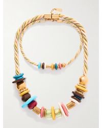 Chloé - Collier En Métal Et Perles - Lyst