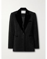 【REBECCA VALLANCE】ARTHUR BLAZER テーラード ブレザー Rebecca Vallance Arthur Blazer In Blue | ModeSens