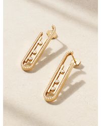 Messika - Move 10Th 18-Karat Diamond Earrings - Lyst