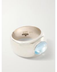 Loren Stewart - Gentry Sterlin And Topaz Ring - Lyst