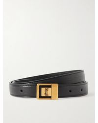 Saint Laurent - Taillengürtel Aus Leder - Lyst