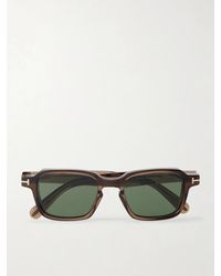 Tom Ford - Ezra-02 Square-Frame Acetate Sunglasses - Lyst