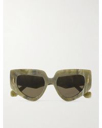 Loewe - Cat-Eye Acetate Sunglasses - Lyst