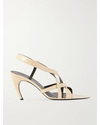 KHAITE - Sadie 14 Leather Sandals - Lyst