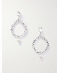 Magda Butrym - Tone, Crystal And Pearl Earrings - Lyst