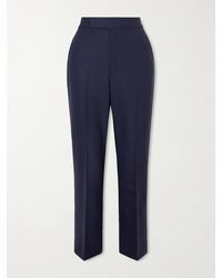 Maria McManus - Wool-Blend Tapered Pants - Lyst