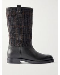 Church's - Peyton Stiefel Aus Tweed Und Leder - Lyst