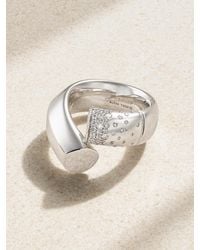Tabayer - Oera Großer Ring Aus 18 Karat Weißgold Mit Diamanten - Lyst