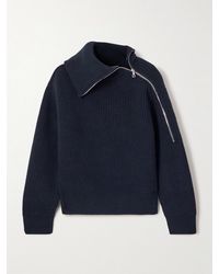 Dries Van Noten - Ärmelloser Pullover Aus Gerippter Wolle - Lyst