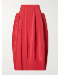 Tibi - Lantern Paneled Shell Skirt - Lyst