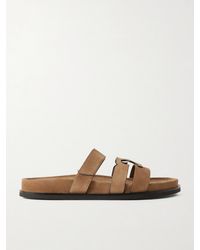 Tory Burch - Ines Sport Suede Slides - Lyst