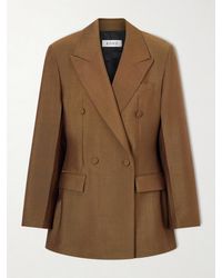 Rohe - Double-Breasted Wool And Mohair-Blend Blazer - Lyst