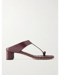 Bottega Veneta - Livia Intrecciato Leather Sandals - Lyst