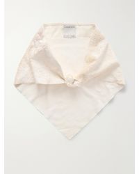 Calvin Klein - Suede Scarf - Lyst