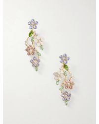 Jennifer Behr - Adeline-Tone Crystal Earrings - Lyst