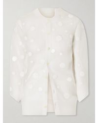 Junya Watanabe - Polka-Dot Knitted Cardigan - Lyst