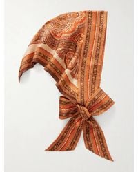 Zimmermann - Printed Silk Headscarf - Lyst