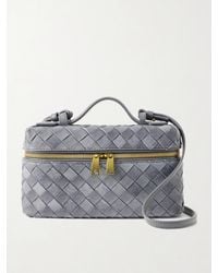 Bottega Veneta - Bang Bang Vanity Intrecciato Suede Tote - Lyst